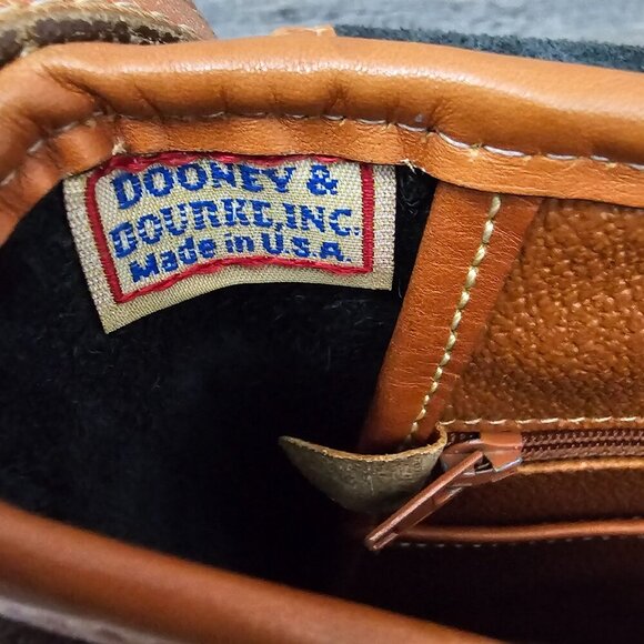 Dooney & Bourke All Weather Leather Spectator Bag Vintage Crossbody Bag - Picture 10 of 16